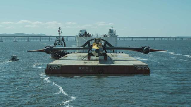 Orbital O2 launched into water in Dundee (Credit Orbital Marine Power)