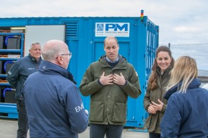 Duke and Duchess at EMEC hydrogen fuel cell (Credit Colin Keldie)