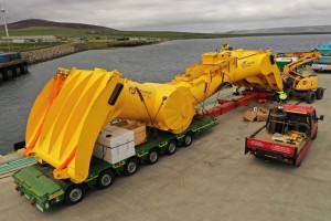 Mocean Energy Blue X at Hatston Pier (Credit Colin Keldie, courtesy of EMEC)