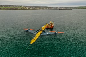 Orbital Marine Power O2 tidal turbine in Kirkwall Bay (Credit Colin Keldie)