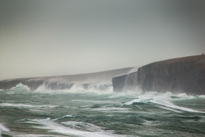 Waves at Billia Croo (Credit Rob Ionides)