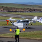 Ampaire Demonstrates First Hybrid Electric Aircraft in Scotland (copyright Colin Keldie)
