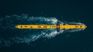 Orbital O2 tidal turbine demonstrating at EMEC tidal test site in Orkney (Credit Orbital Marine)