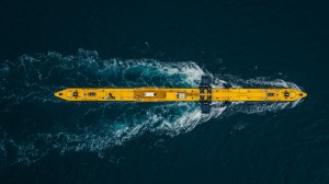 Orbital O2 tidal turbine demonstrating at EMEC tidal test site in Orkney (Credit Orbital Marine)