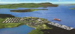 Flotta Hydrogen Hub artist's impression