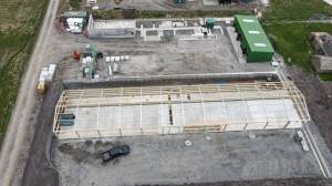 Flow battery shed construction (Credit EMEC)