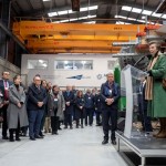 Princess Royal at the University of Edinburgh’s FastBlade facility (credit Neil Hanna)