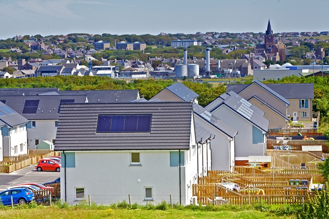 Solar power in Kirkwall, Orkney (Credit Colin Keldie)