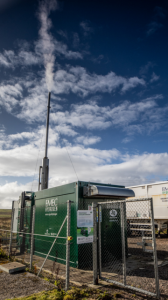 Hydrogen ready combined heat and power unit and EMEC hydrogen supply during trial at Kirkwall Airport (Colin Keldie - EMEC)