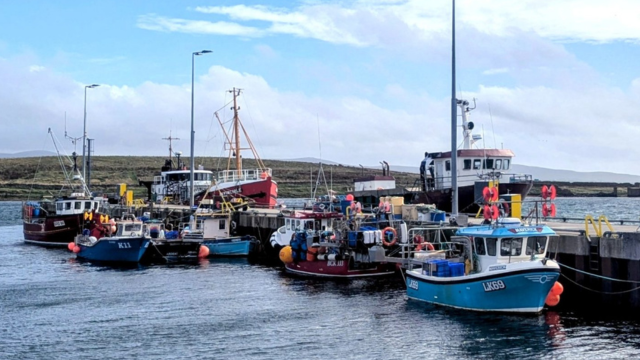 Boats in Stromness Harbour