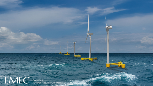 EMEC DeepWind test site - artist's impression 2