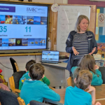 Eileen at Eday Primary School