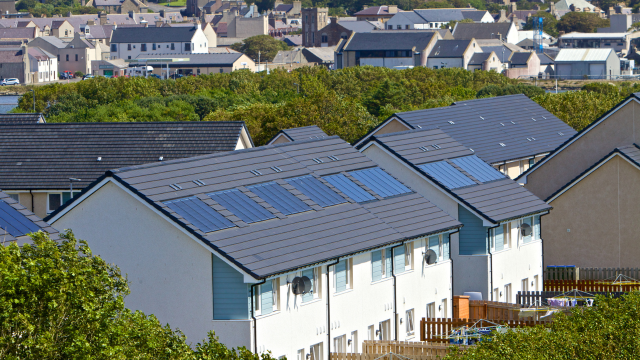 Solar panels in Kirkwall (Colin Keldie)